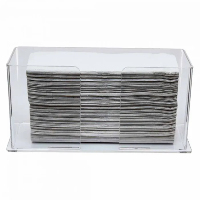 Dental Practice Essentials<SmileMakers Acrylic C-Fold Towel Holder - Containers & Holders from
