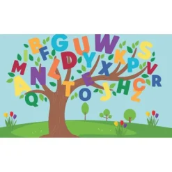 Wall Decals<SmileMakers Alphabet Tree Peel & Stick Mural - Office Décor from