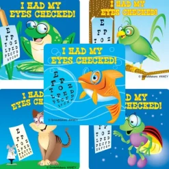 Other Fun Stickers | Patient Stickers<SmileMakers Animal Eye Check Stickers - Stickers from