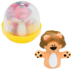 Toys<SmileMakers Animal Finger Puppets in 2" Capsules - Capsules Toys from
