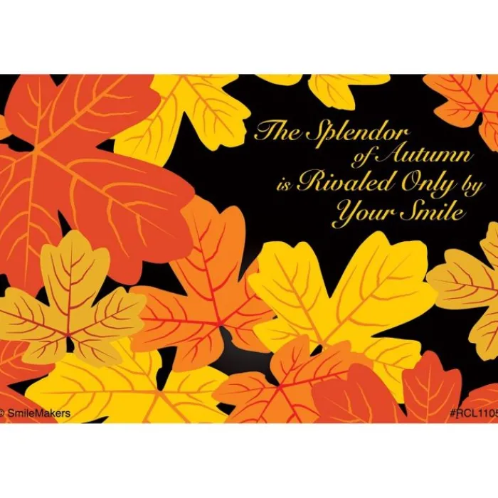 Seasons | Thanksgiving<SmileMakers Autumn Splendor Recall Cards - Custom Recall Cards from