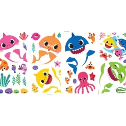 Wall Decals<SmileMakers Baby Shark Assorted Wall Decals - Office Décor from