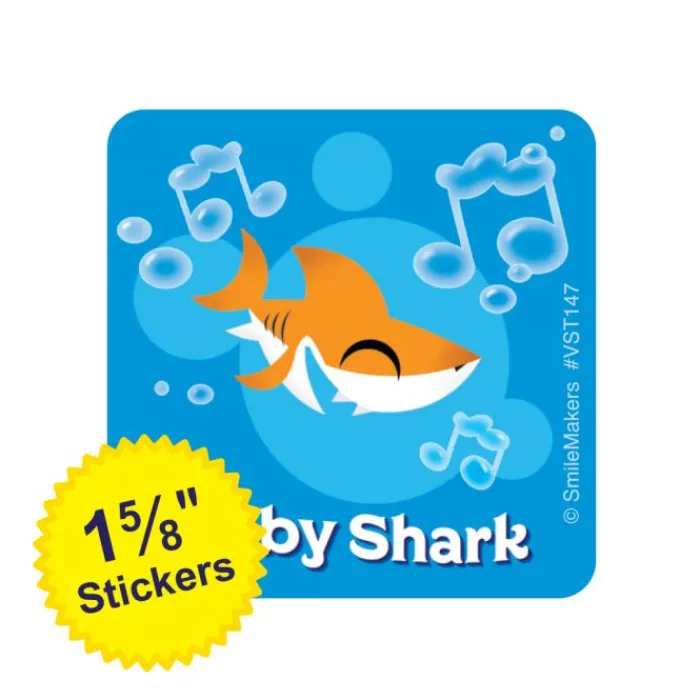 Valuestickers | Other Fun Stickers<SmileMakers Baby Shark ValueStickers™ - ValueStickers from