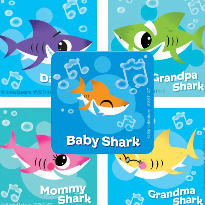 Valuestickers | Other Fun Stickers<SmileMakers Baby Shark ValueStickers™ - ValueStickers from