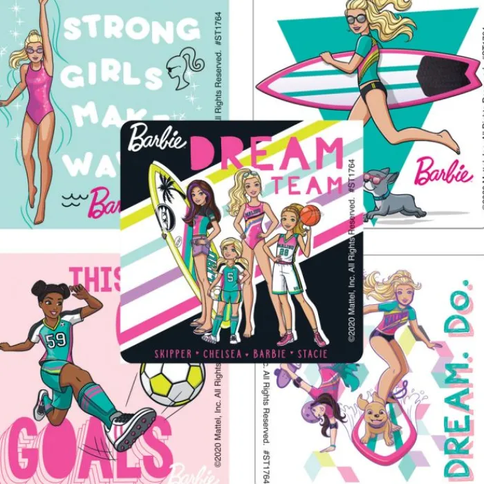 Character Stickers<SmileMakers Barbie Sports Stickers - Stickers from