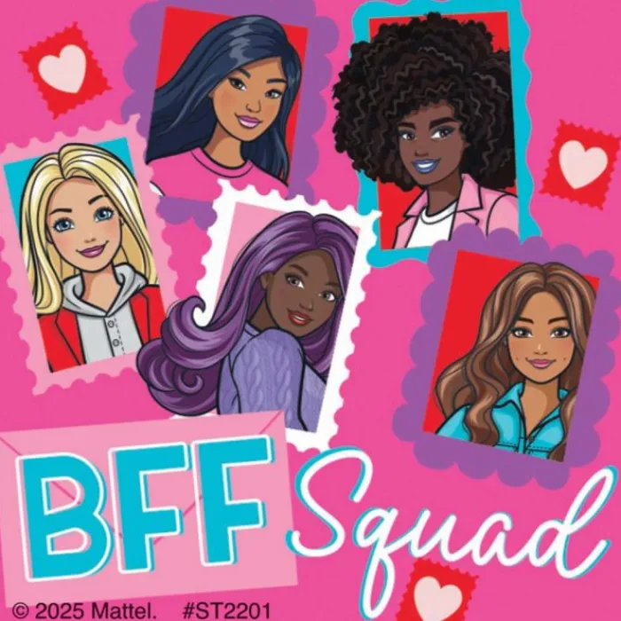 Valentine's Day | Character Stickers<SmileMakers Barbie Valentine Stickers - Stickers From