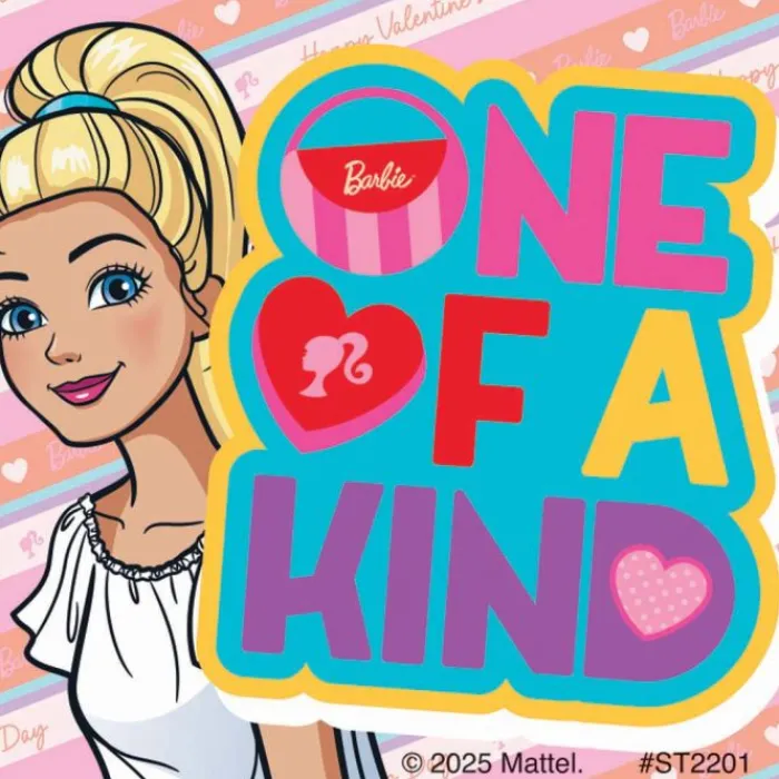 Valentine's Day | Character Stickers<SmileMakers Barbie Valentine Stickers - Stickers From