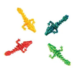 Figurines | Toys<SmileMakers Biodegradable Articulating Dragons - Fun Toys From