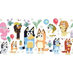 Wall Decals<SmileMakers Bluey Assorted Peel & Stick Wall Decals