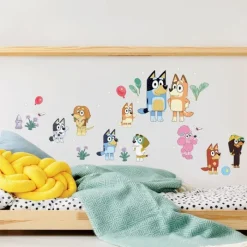Wall Decals<SmileMakers Bluey Assorted Peel & Stick Wall Decals