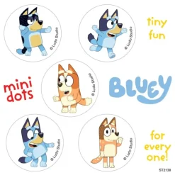 Stickers | Character Stickers<SmileMakers Bluey Mini Dot Stickers - Stickers from