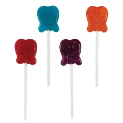 Exclusive Lollipops | Dental Themed Prizes<SmileMakers Bulk Sugar Free Happy Tooth Lollipops - Candy & Gum from