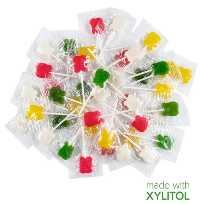 Exclusive Lollipops | Dental Themed Prizes<SmileMakers Bulk Xylitol Happy Tooth Lollipops - Candy & Gum from