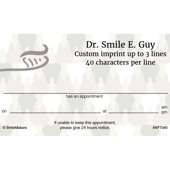 Appointment Cards<SmileMakers Camo Teeth Appointment Cards - Appointment Cards - from