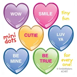 Valentine's Day | Other Fun Stickers<SmileMakers Candy Hearts Mini Dot Stickers - Stickers from