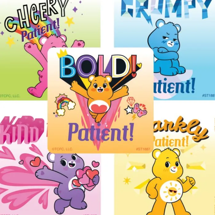 Patient Stickers | Dental Stickers<SmileMakers Care Bears Patient Stickers - Stickers from