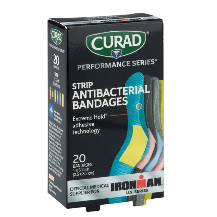 Bandages | Medical Practice Essentials<SmileMakers Case Curad® Assorted Fabric Strip Antibacterial Bandages - Bandages from