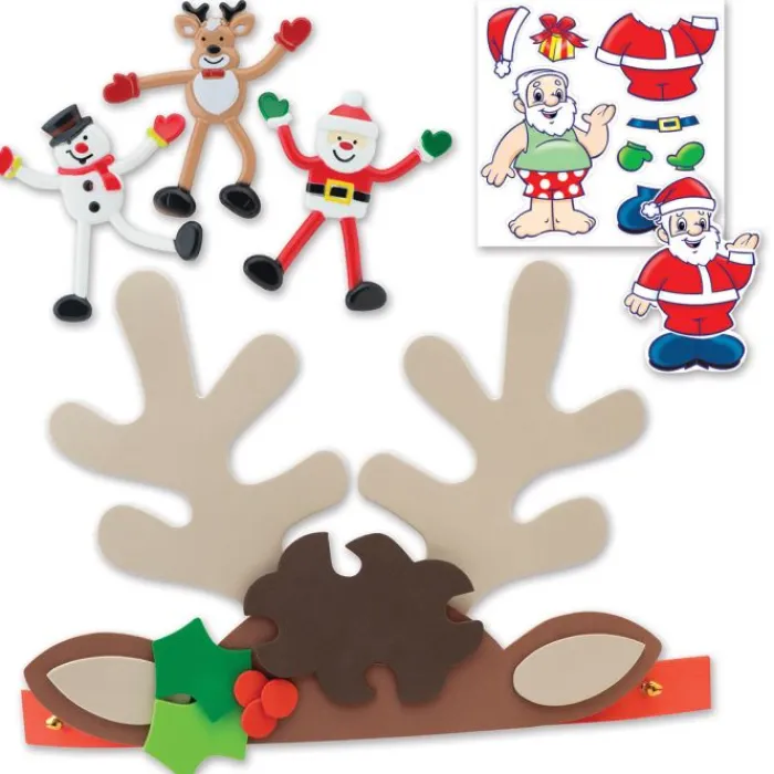 Christmas | Toys<SmileMakers Christmas Craft & Prize Bundle - Craft Kits from