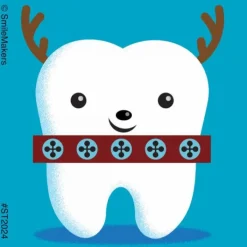 Christmas | Patient Stickers<SmileMakers Christmas Tooth Stickers - Stickers from