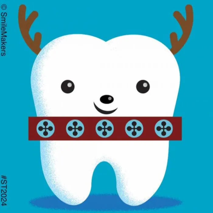 Christmas | Patient Stickers<SmileMakers Christmas Tooth Stickers - Stickers from