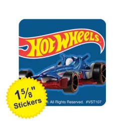 Valuestickers | Character Stickers<SmileMakers Classic Hot Wheels ValueStickers