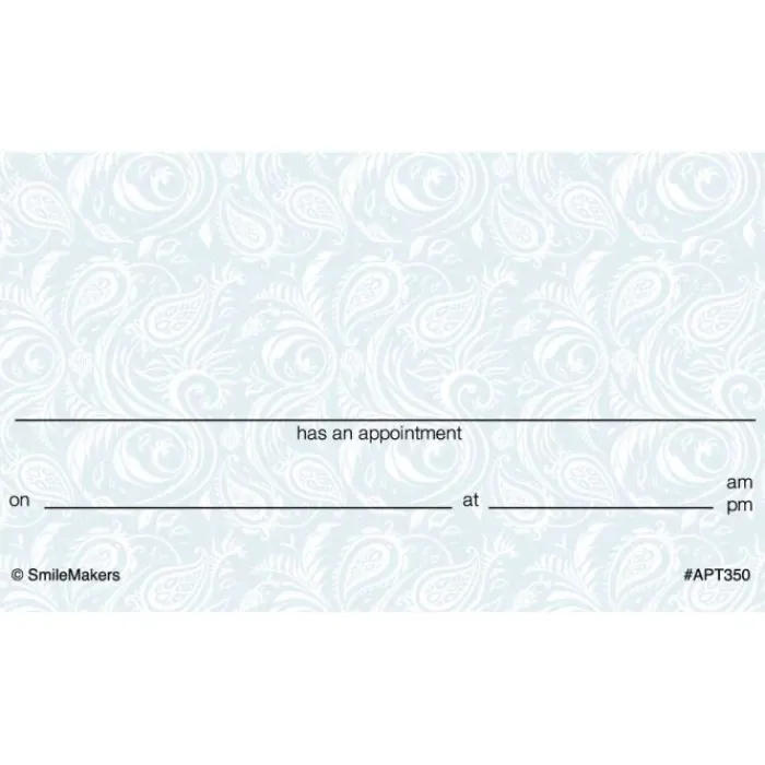 Appointment Cards<SmileMakers Classic Swirls Appointment Cards - Appointment Cards from