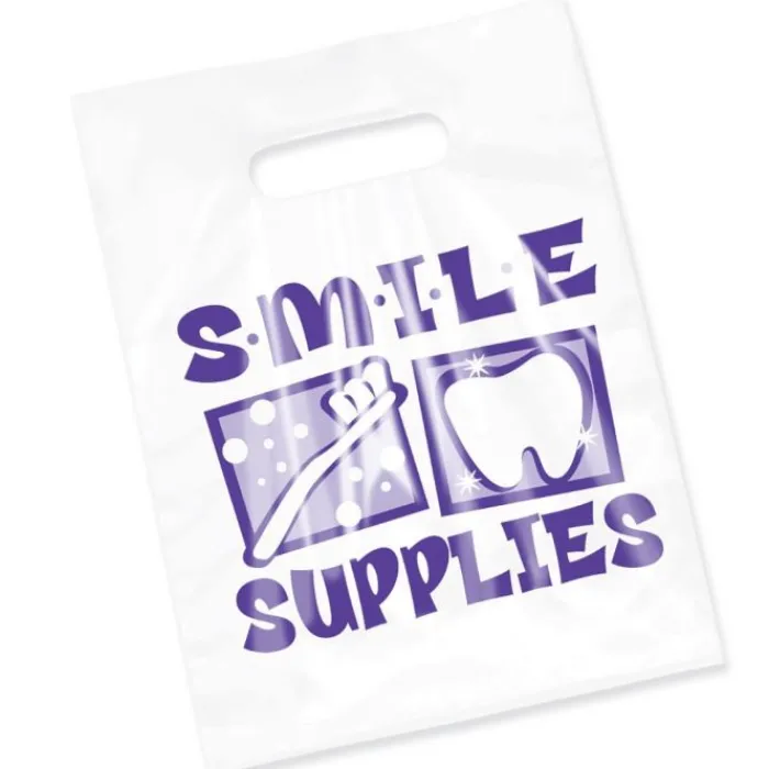 Take Home Bags | Take Home Bags<SmileMakers Clear Smile Supplies Bags - Clear Dental Bags from