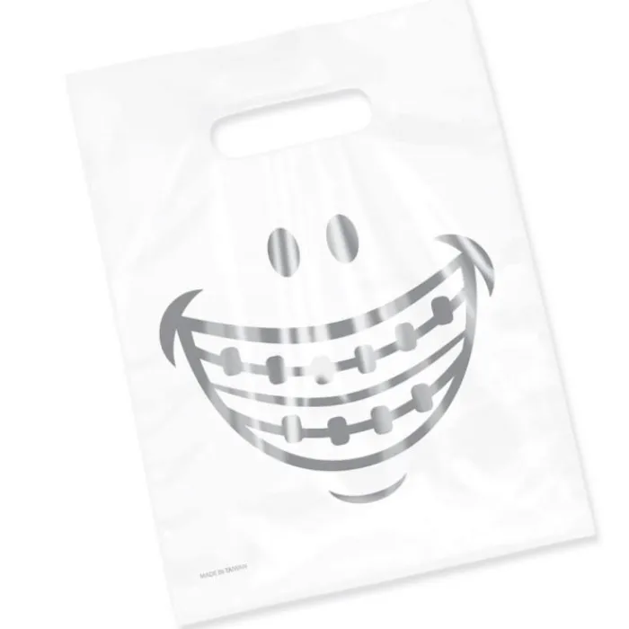 Take Home Bags | Take Home Bags<SmileMakers Clear Smile With Braces - Clear Dental Bags from