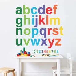 Wall Decals<SmileMakers Colorful Lowercase Alphabet Giant Wall Decals - Office Décor from