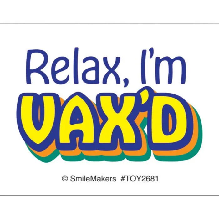 Medical Themed Prizes | Dental Themed Prizes<SmileMakers COVID Vaccination Tattoos - Temporary Tattoos from