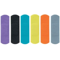 Bandages | Medical Practice Essentials<SmileMakers Curad® Assorted Fabric Strip Antibacterial Bandages - Bandages from