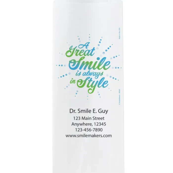 Take Home Bags | Take Home Bags<SmileMakers Custom A Great Smile Burst Paper Bags - Take Home Bags from