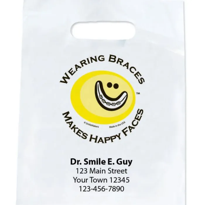 Take Home Bags | Take Home Bags<SmileMakers Custom Braces + Happy Faces Bags