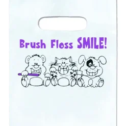 Take Home Bags | Take Home Bags<SmileMakers Custom Brush Floss Smile Bags - Take Home Bags from