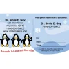 Appointment Cards<SmileMakers Custom BrushFlossSmile Penguins Appointment Cards - Appointment Cards from