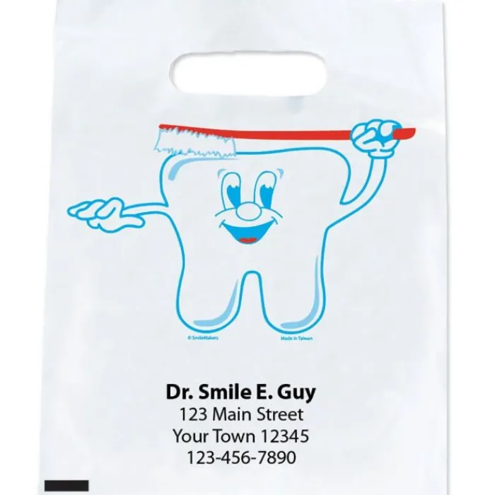 Take Home Bags | Take Home Bags<SmileMakers Custom Brushing Tooth Bags - Take Home Bags from