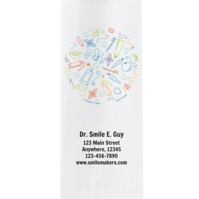 Take Home Bags | Take Home Bags<SmileMakers Custom Circle of Supplies Dental Paper Bags - Take Home Bags from