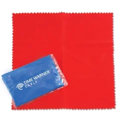 Vision Practice Essentials<SmileMakers Custom Clear Pouches with Microfiber Cleaning Cloths - Eye Care Accessories from