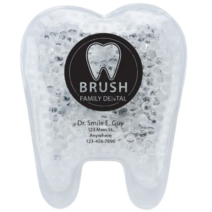 Dental Practice Essentials<SmileMakers Custom Clear Tooth Hot/Cold Packs