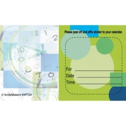 Appointment Cards<SmileMakers Custom Clock Appointment Cards - Appointment Cards from