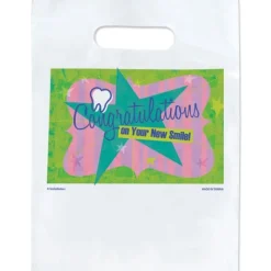 Take Home Bags | Take Home Bags<SmileMakers Custom Congratulations New Smile Bags - Take Home Bags from