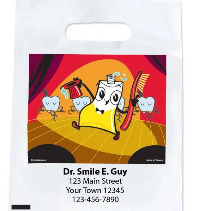 Take Home Bags | Take Home Bags<SmileMakers Custom Dancing Paste Bags - Take Home Bags from