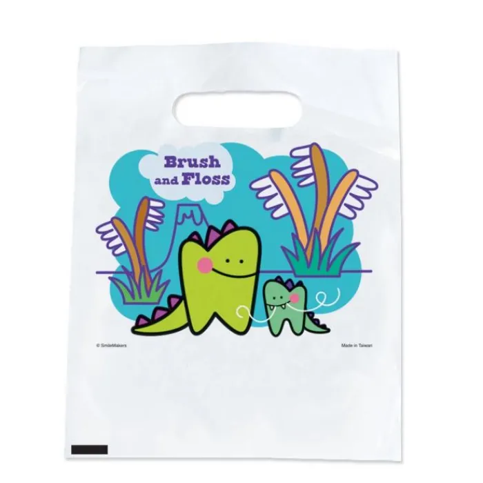 Take Home Bags | Take Home Bags<SmileMakers Custom Dino-Tooth Bags - Take Home Bags from