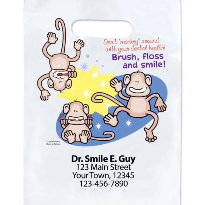 Take Home Bags | Take Home Bags<SmileMakers Custom Dont Monkey Around Bags - Take Home Bags from