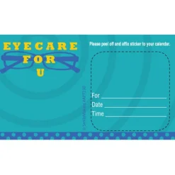 Appointment Cards<SmileMakers Custom Eye Care For You Appointment Cards - Appointment Cards from