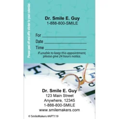 Appointment Cards<SmileMakers Custom Eye Chart Sticker Appointment Cards - Appointment Cards from