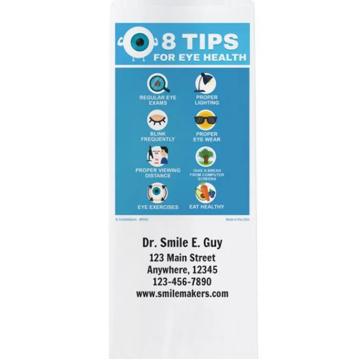 Take Home Bags | Take Home Bags<SmileMakers Custom Eye Health Tips Paper Bags - Take Home Bags from