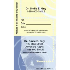 Appointment Cards<SmileMakers Custom Eye Photo Appointment Cards - Appointment Cards from