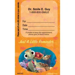 Appointment Cards<SmileMakers Custom Finding Nemo Reminder Appointment Cards - Appointment Cards from