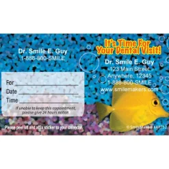 Appointment Cards<SmileMakers Custom Fresh & Bright Fishy Appointment Cards - Appointment Cards from